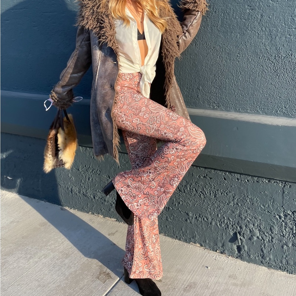 Groovy paisley bell bottoms